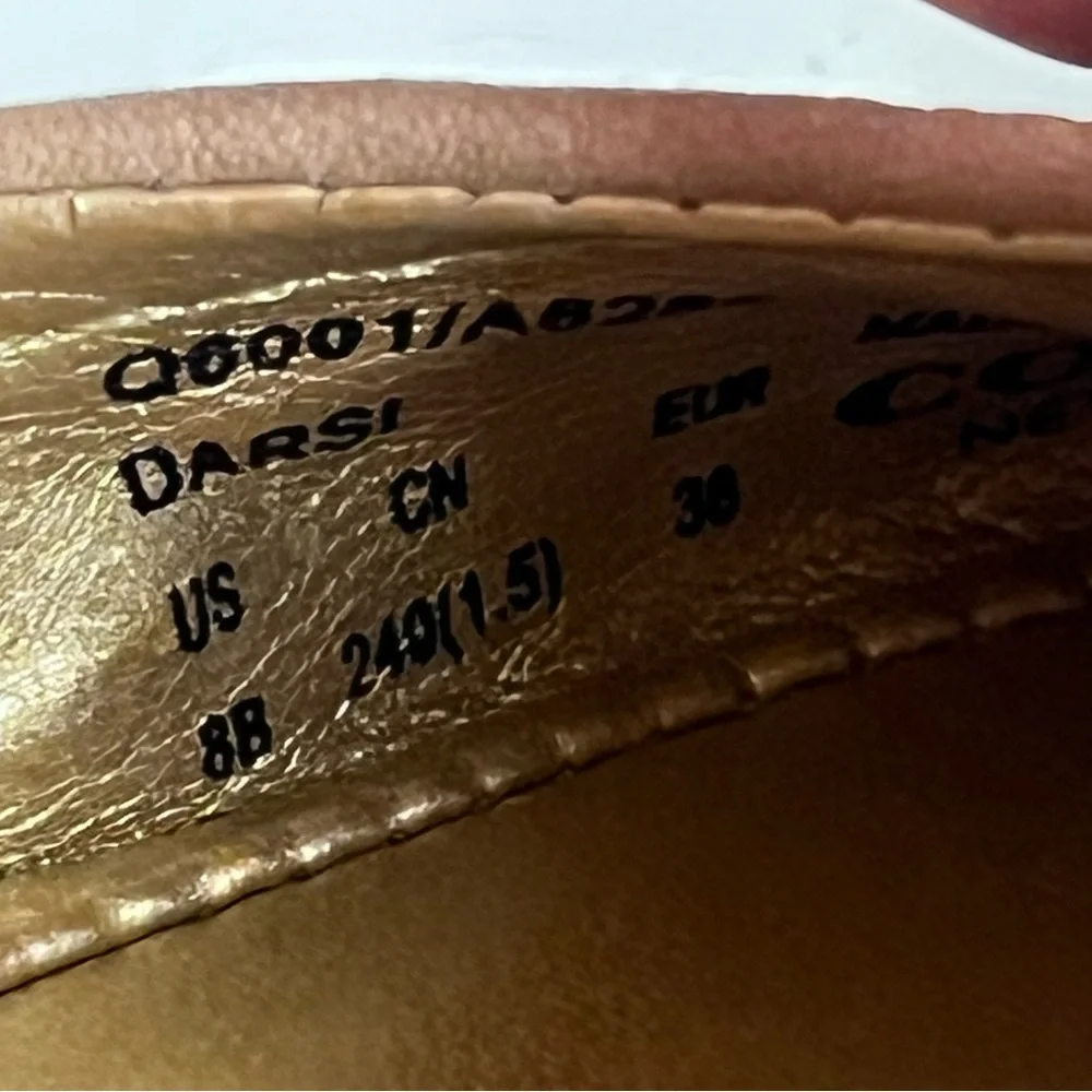 Coach chic flats